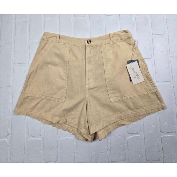 Universal Thread Tan  High Rise Utility Shorts Size 17 - Picture 1 of 4